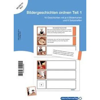 Německý jazyk Bildergeschichten ordnen - Teil 1 Schülerarbeitsmaterial für die 2. bis 3. Klasse - Langhans, Katrin
