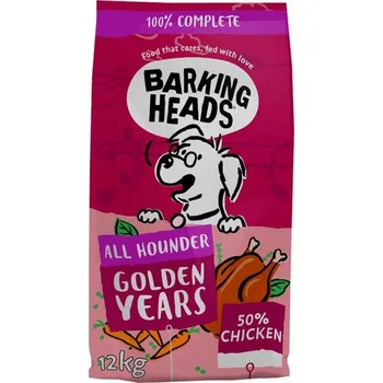 Krmivo pro psa Pet Food (UK) Ltd BARKING HEADS All Hounder Golden Years Chicken 12kg