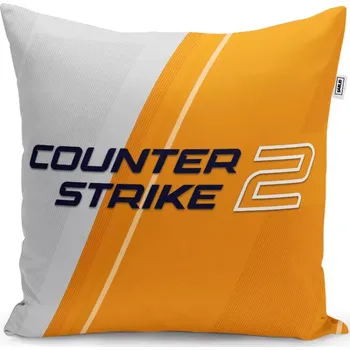 Polštář Dekorační polštář Counter Strike 2 Oranžová - Sablio - 40x40 cm
