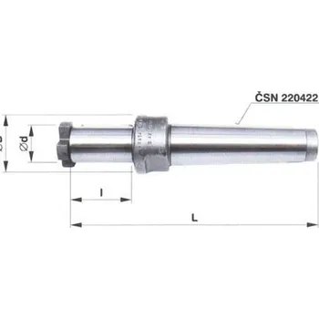Frézovací trn s kuželovou stopkou morse pro válcové čelní frézy - PILANA MCT 4x22x37