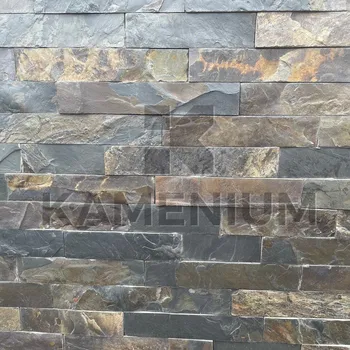 Obklad Formátované obkladové pásky - břidlice, barva multicolor 10 m² 20 cm