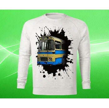 Pánská mikina mikina KAROSA ŠL 11 I dámská L (mikina s autobusem )