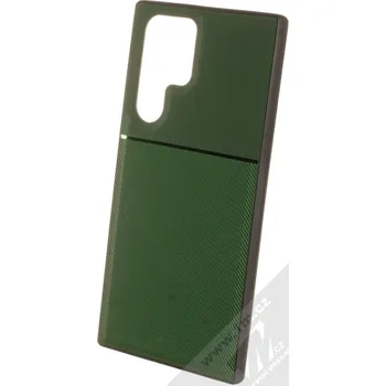 Pouzdro na mobilní telefon 1Mcz Noble Case ochranný kryt pro Samsung Galaxy S22 Ultra 5G tmavě zelená (forest green)