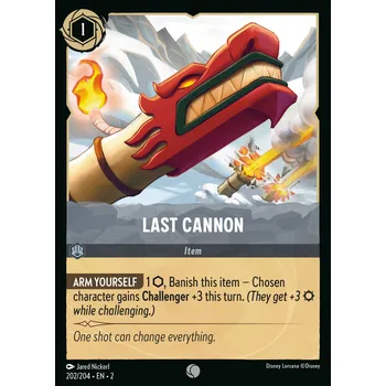 Karetní hra Last Cannon 202/204 - Rise of the Floodborn Typ karty: Foil