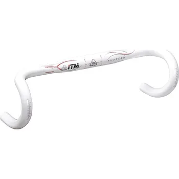 Řídítka ITM Alutech řídítka silniční - bílá Alu 7075 - 31,8mm, 40cm
