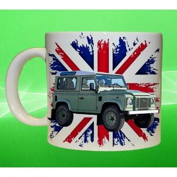 hrnek s Land Rover Defender 75ml (hrneček s osobním autem Land Rover)