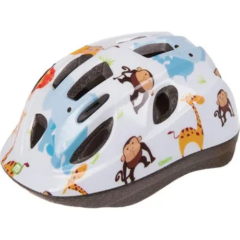 Cyklistická přilba Přilba Mighty JUNIOR ZOO bílá vel. XS 48-54cm