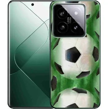 Fotbalový míč Gelový kryt mmCase na Xiaomi 14 Pro - fotbalový míč