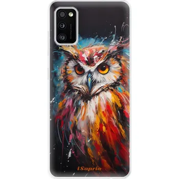 Pouzdro na mobilní telefon Odolné silikonové pouzdro iSaprio - Abstract Owl - Samsung Galaxy A41