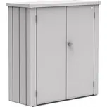 Biohort Skříňka na terasu BIOHORT Romeo M 132 x 57 x 140 cm (stříbrná metalíza)