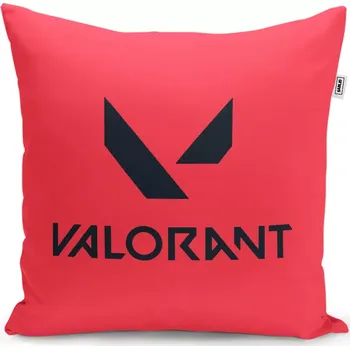 Polštář Dekorační polštář VALORANT Red - Sablio - 50x50 cm