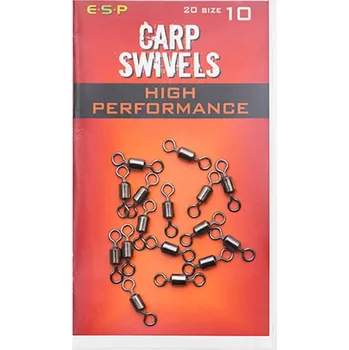 ESP obratlíky Carp Swivels vel. 10, 20ks