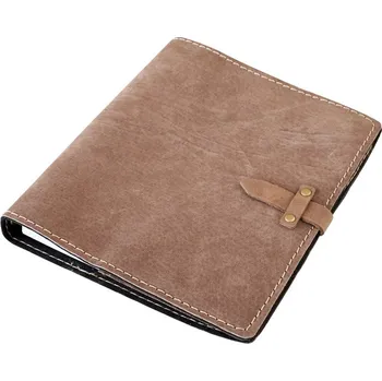 Diář Kožený diář A5 s nýty Barva kůže: Hnědá semiš (D32)