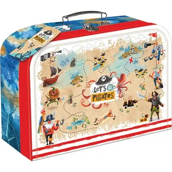 Školní kufřík Teddies Školní kufřík 35 x 23 x 10 cm Let's be Pirates