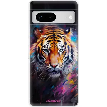Odolné silikonové pouzdro iSaprio - Abstract Tiger - Google Pixel 7 5G