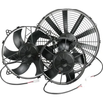 Domácí ventilátor Ventilátor Spal 12V, montážní průměr 247mm, výkon 1290m3/hod, montáž před chladič