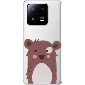 Pouzdro na mobilní telefon Odolné silikonové pouzdro iSaprio - Brown Bear - Xiaomi 13 Pro