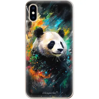 Telefonní příslušenství Odolné silikonové pouzdro iSaprio - Abstract Panda - iPhone XS