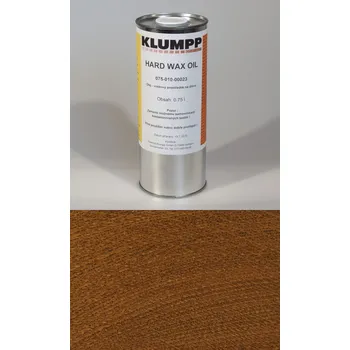 Olej na dřevo Hard Wax Oil - Dub zlatý T23, plechovka 0,75 l, vnitřní olej na nábytek s tvrdým voskem