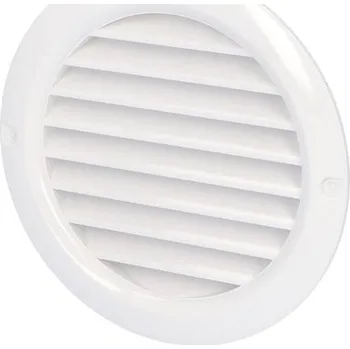Větrací mřížka Mřížka kruhová VENTS MV 125 bVs 125mm s nástavcem, ELEMAN 1009756