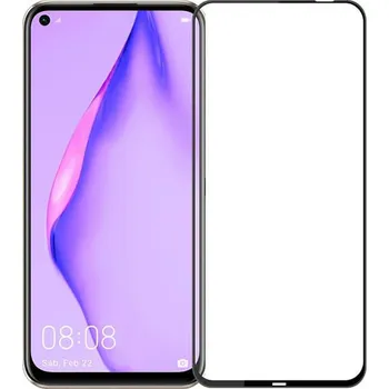 Picasee 3D ochranné tvrzené sklo s rámečkem pro Huawei P40 Lite - černé