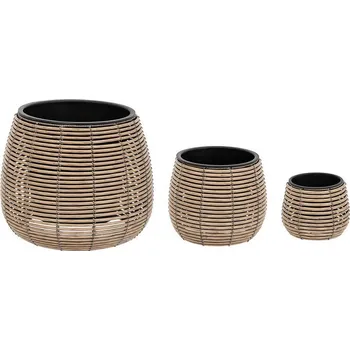 Příbor Atmosphera Sada květináčů různých velikostí, 3 ks