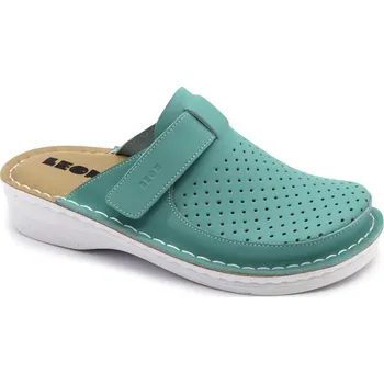 Dámská zdravotní obuv Leon V263 Dámská kožená obuv - Tyrkysová Velikost: 39