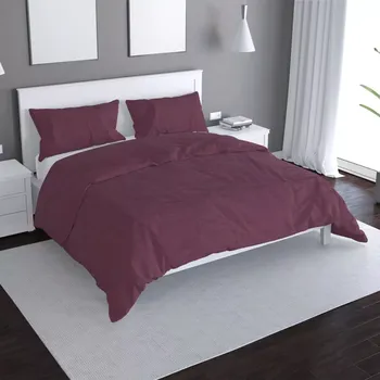 Povlečení Saténové povlečení Červeno fialová - Sablio - 140x200 / 90x70