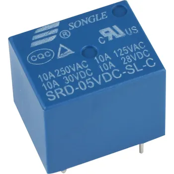 Relé Relé 5V Songle SRD-05VDC-SL-C (250VAC/30VDC 10A)