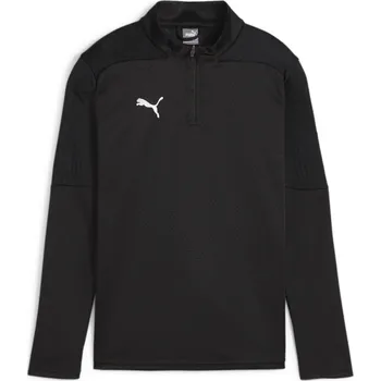 Triko s dlouhým rukávem Puma teamFINAL Training 1/4 Zip Top Jr 658552-03 Velikost 152