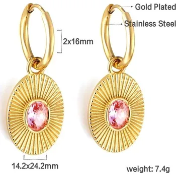 Náušnice Luxusní nerezové náušnice - 720FG