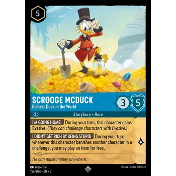 Karetní hra Scrooge McDuck 154/204 - Into the Inklands Typ karty: Standard