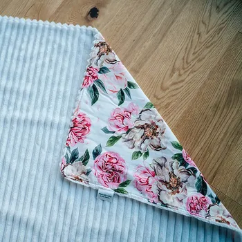 Dětská deka Lily is sailing Deka Pivoňky light Velikost: 0-3 let: 70 x 90 cm