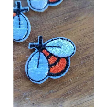 Textilní nažehlovací páska Nažehlovačka včela oranžová