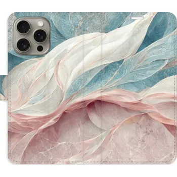 Pouzdro na mobilní telefon Flipové pouzdro iSaprio - Old Leaves 03 - iPhone 15 Pro Max