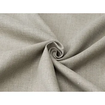 Snový svět Lněná látka přírodní 185g/m2