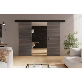 Interiérové dveře KIER Posuvné dveře WERDI DUO | 172 cm Barva: jasan tmavý