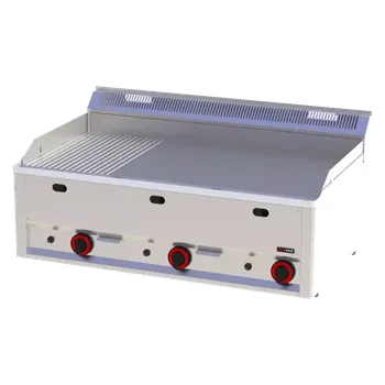 Zahrada Grilovací deska 97x48 plynová kombinovaná bez podestavby | REDFOX - FTHR 90 GL