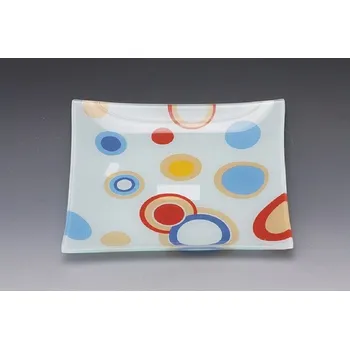 Svícen Skleněný svícen 25 x25 cm