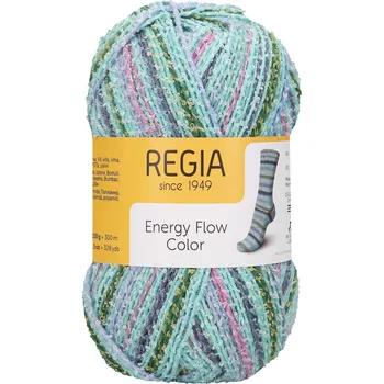 Příze REGIA Froté Energy Flow Color 184 Spirit (Froté Ponožko příze REGIA Energy Flow Color 84 Spirit)