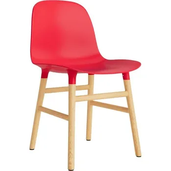 Jídelní židle Normann Copenhagen Židle Form, bright red/oak