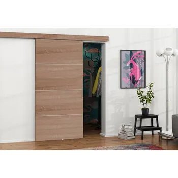 Interiérové dveře KIER Posuvné dveře MALIBU PLUS | 90 cm Barva: dub sonoma