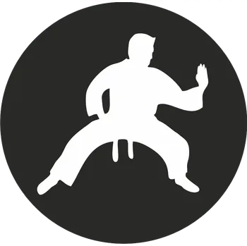 ON-DESIGN Potisk KARATISTA Barva: bílá, Velikost motivu: A4