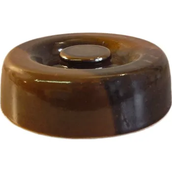 Zelák Keramické víko k zeláku 5 l hnědé 19 cm