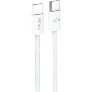 Foneng Kabel X110 - typ C na typ C - PD 60W 3A 1,2 metru bílý