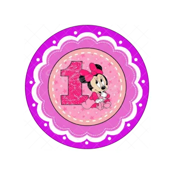 Jedlá dekorace na dort MINNIE 1, VARIANTA Jedlý papír 1808