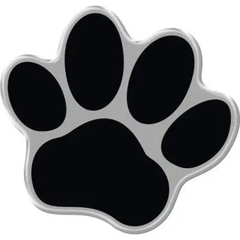 Samolepící dekorace Samolepka 3d kočičí tlapka 8x9 cm