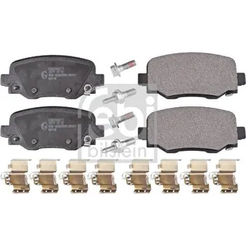 Brzdová destička Sada brzdových destiček, kotoučová brzda FEBI BILSTEIN 170623