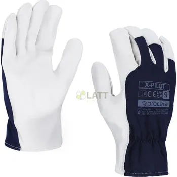 Pracovní oblečení Ochranné rukavice vyztužené kůži X-PILOT vel.10 / XL