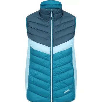 Dámská vesta dámská zimní vesta Regatta Harrock B/W - tyrkysová/bílá (Regatta Harrock B/W - tyrkysová/bílá)